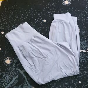 Athleta Salutations Joggers GUC 1X Grey Blue